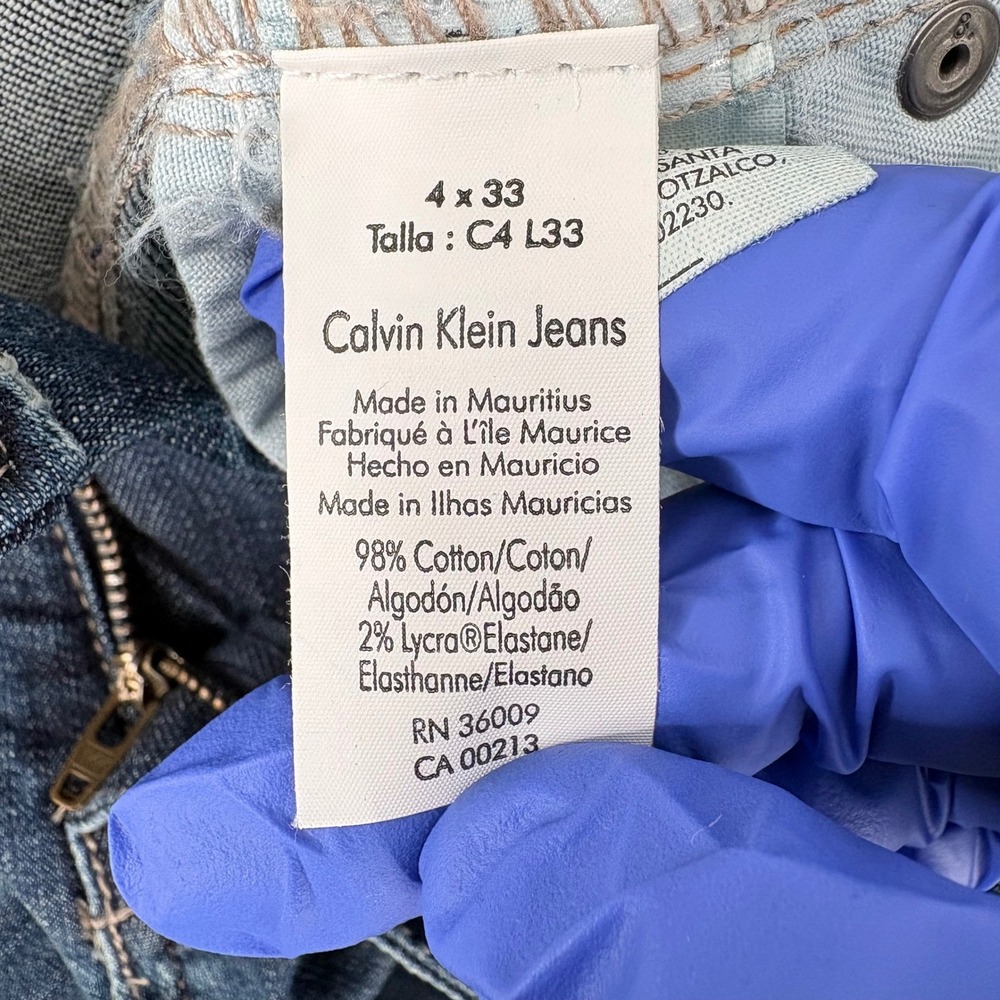 Calvin Klein Jeans Ultimate Skinny Womens 4/33 (29x33) Blue Classic Stretch Tall - Picture 8 of 14